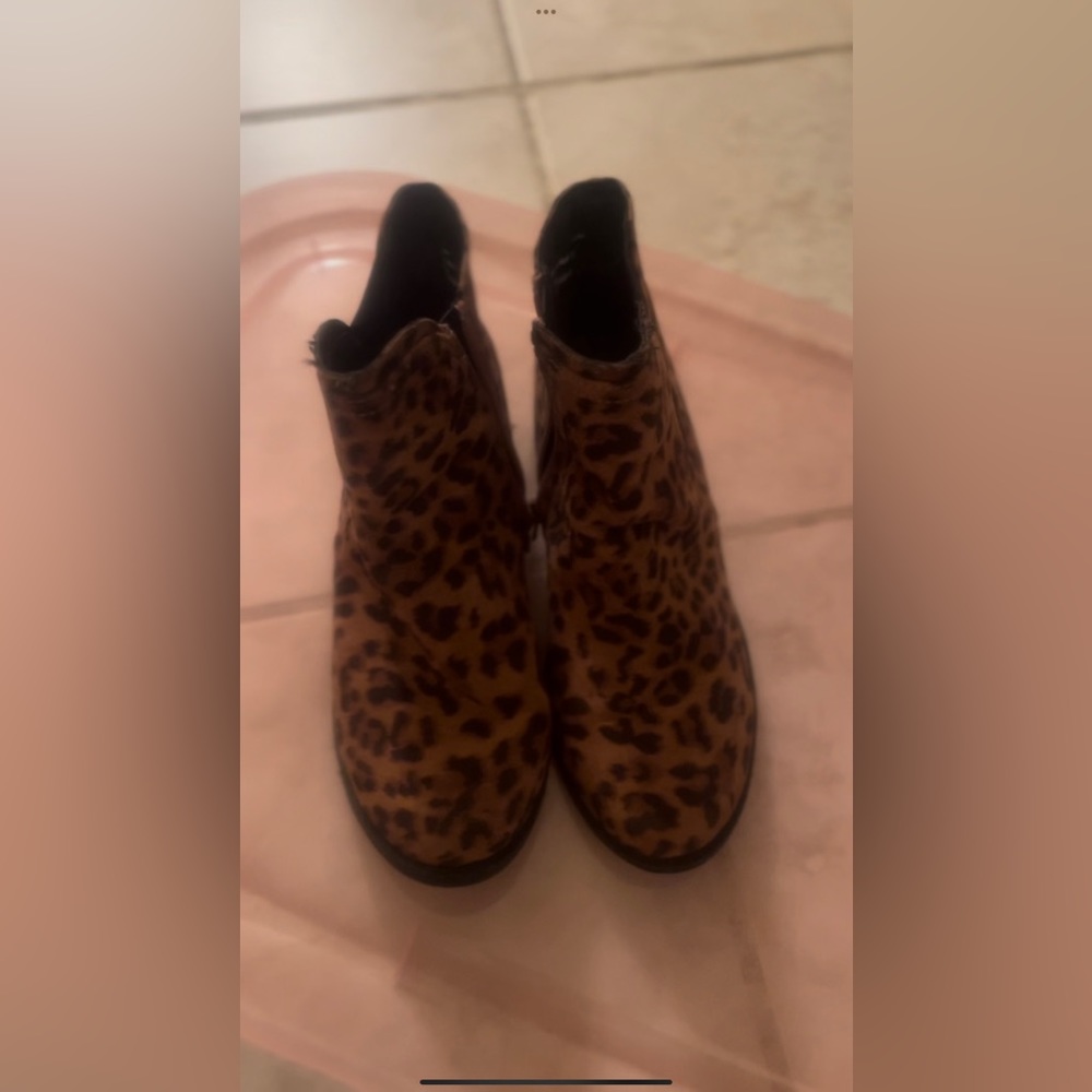 Cheetah booties